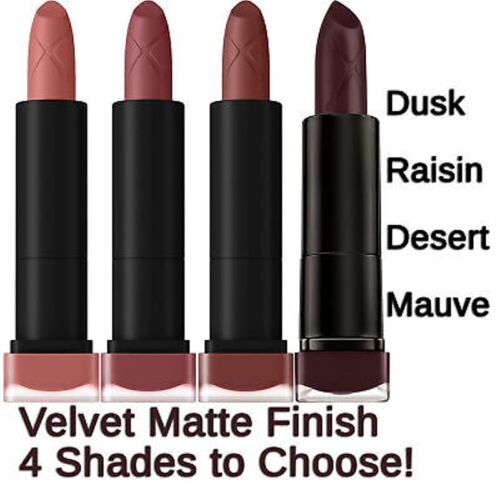 2 x Max Factor Elixir Matte Lipstick 24HR Lip Colour Makeup Long Lasting Lip Kit - Picture 1 of 13