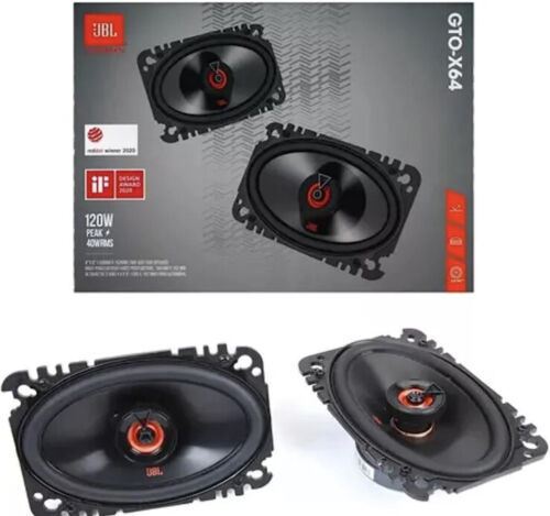JBL GTO Series Premium 4 x 6 Inches 120 Watts Coaxial Car Stereo Speakers Pair - Picture 1 of 1