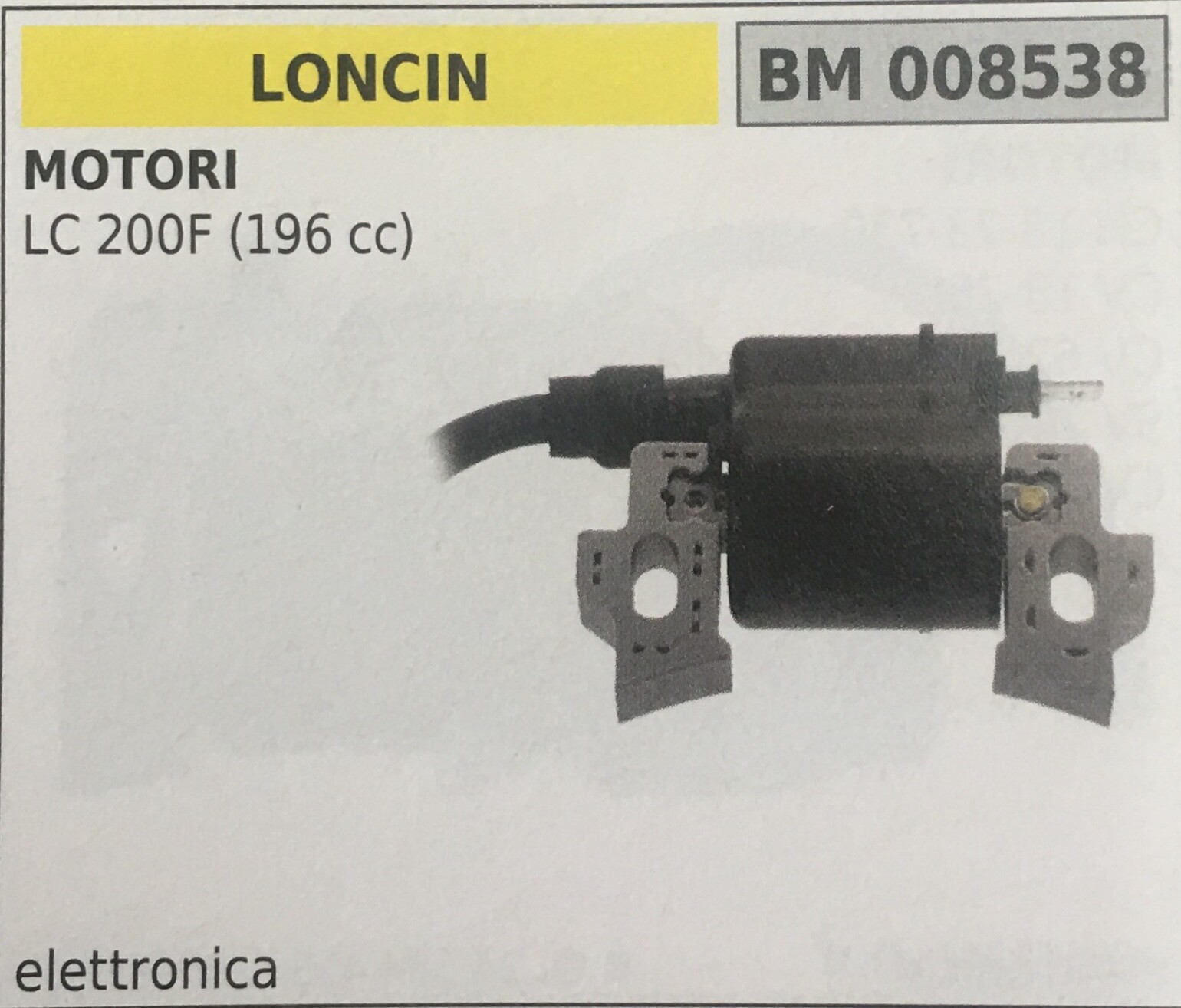 Bobina Elettronica Loncin BM008538 Originale per Motori LC1P70FA e LC1P65FA