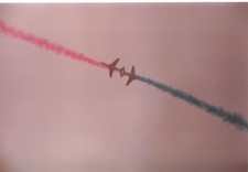 Foto BAE Systems Hawk T1 Red Arrows Farnborough 8.9.84 ca. 10 x 15cm - scc5399c