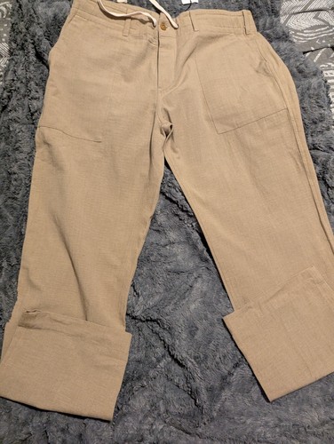 Indi + Ash Obelisk Pant - Khaki Handwoven DenimSize 5 - Picture 2 of 9