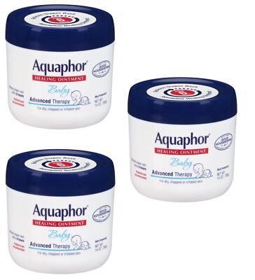 BL Aquaphor Baby Healing Ointment Advanced Therapy 14oz Jar *Three Pack*
