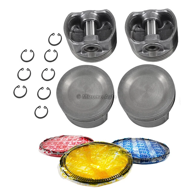 Поршни с кольцами подходят для 93-95 Volkswagen 2,0 л L4 SOHC 8 В - Изображение 2 из 3