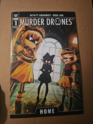 New MURDER DRONES 1 HOME Uzi & N Copper-9 Glitch Productions Alessio Zonno Cover
