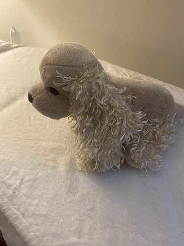 Ganz Webkinz American Cocker Spaniel Beanbag 9" Plush Beige Dog HM202 No Code - Picture 3 of 11