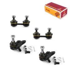 Front Sway Bar Link & Front Lower Ball Joint Kit for 98-02 Chevrolet Prizm 4 PCS