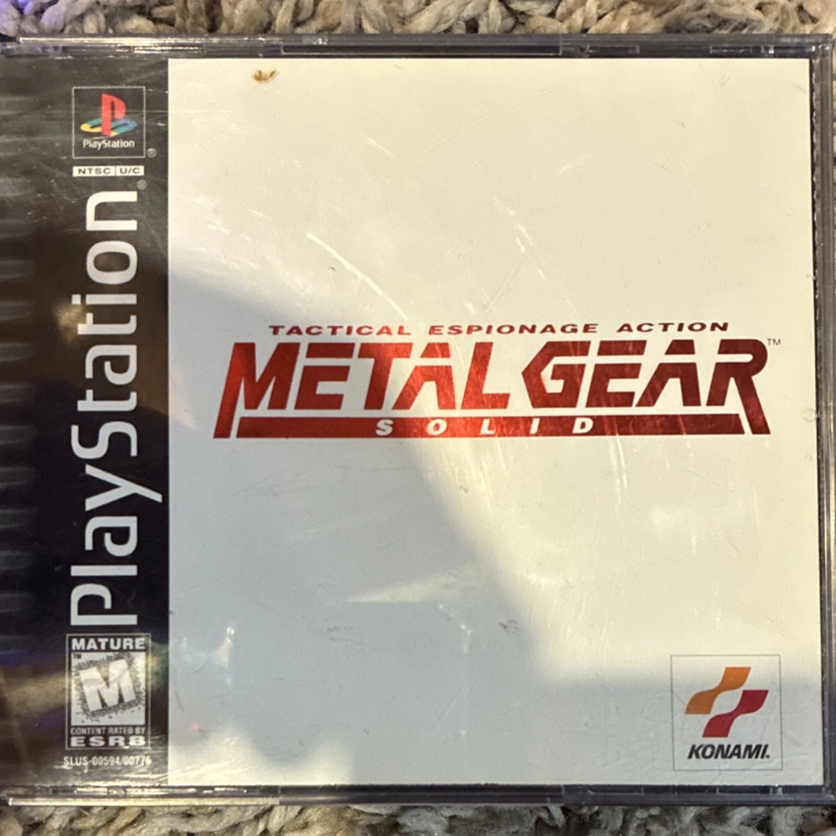Metal Gear Solid MGS Sony Playstation PS1 US NTSC Metal Gear Solid MGS Sony Playstation PS1 US NTSC