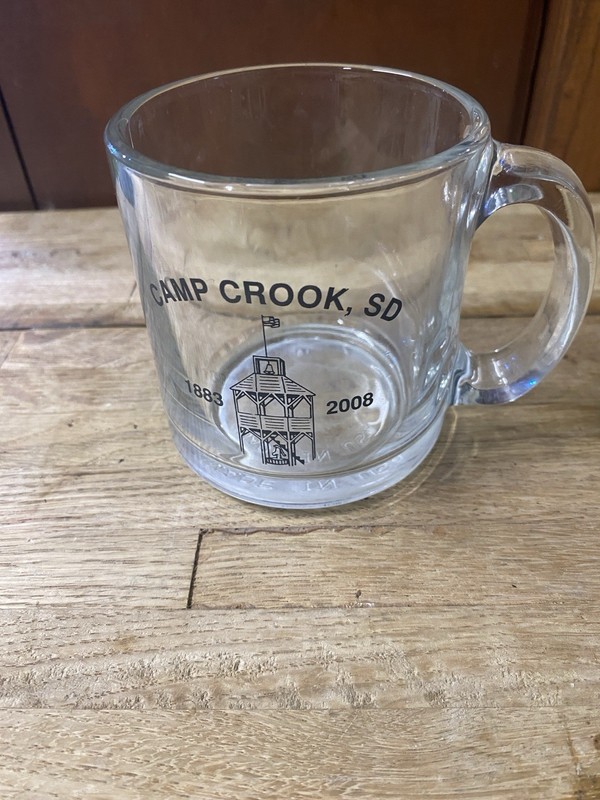 Camp Crook, SD 125th Anniversary Glass Mug