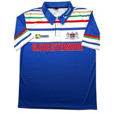 1996 Gloucestershire  Cricket Shirt –  Polo Jersey Replica, Summer Gift Idea