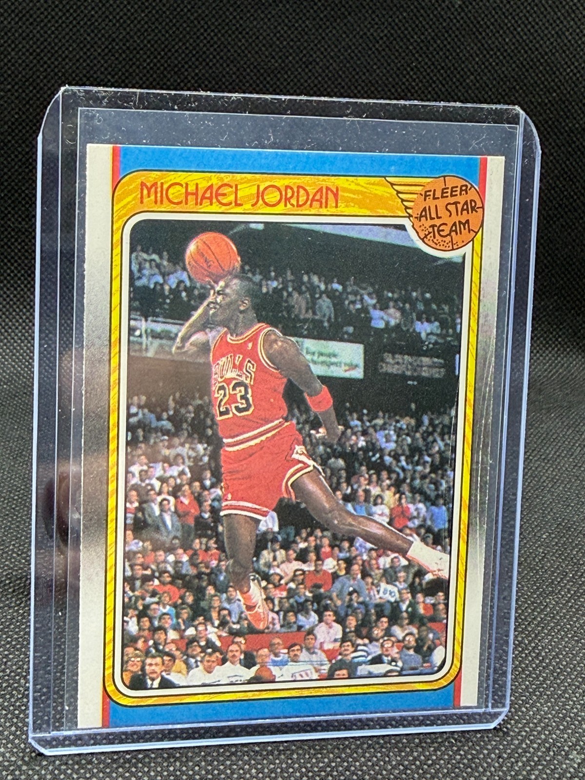 1988-89 Fleer Michael Jordan #120 All-Star Team Chicago Bulls