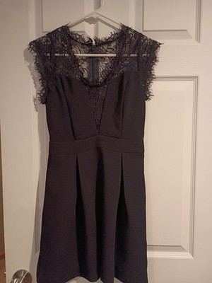 BCBGeneration BLACK dress size 0 lace cocktail 