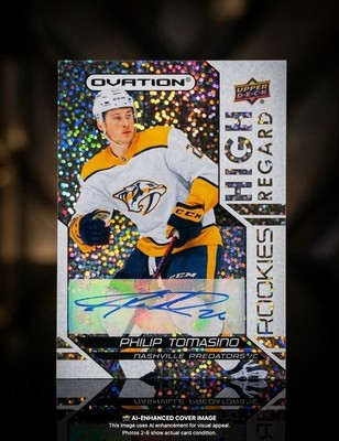 2021-22 UD Ovation #HHR-12 Philip Tomasino High Regard Rookies Autographs