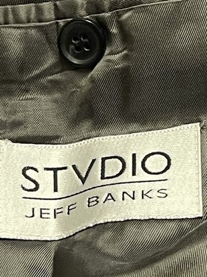 Vantage STVDIO JEFF BANKS - Woolmark 2-Knöpfe 2-teilig Kerbanzug Herren UK-38/32