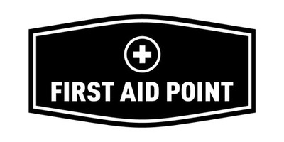 Fancy First Aid Point Wall or Door Sign
