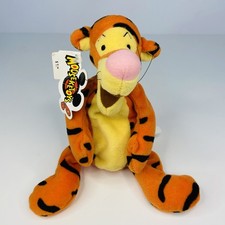 Vintage Disney Tigger Plush Winnie The Pooh 9" Stuffed Animal w/ Mouseketoys Tag