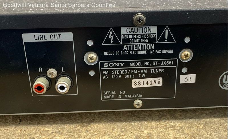 Tuner Vintage Sony ST-J60 FM – Synthétiseur Numérique – Testé (Occasion)