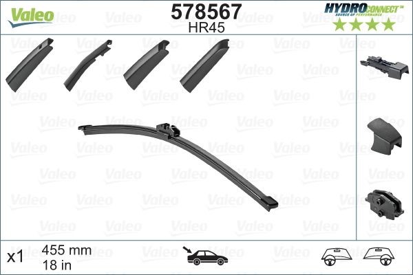 Wischblatt Hinten FüR MAN VW TGE Bus Kasten Crafter Multivan T5 T6 Transporter-image
