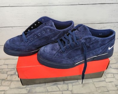 Men 8.5US 90S Vintage Nike Suede Gts Navy With Box
