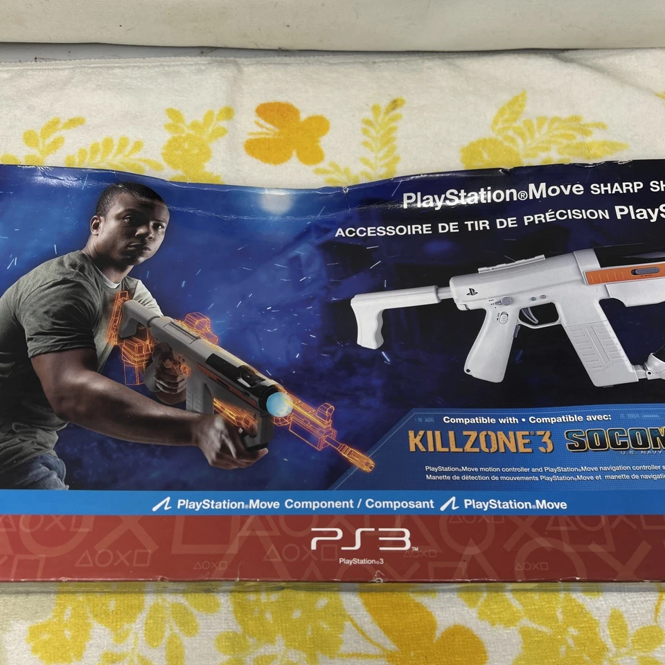 Sony Playstation 3 PS3 Move Sharp Shooter Controller - New Sealed!! Rare Nib - Image 3 of 4