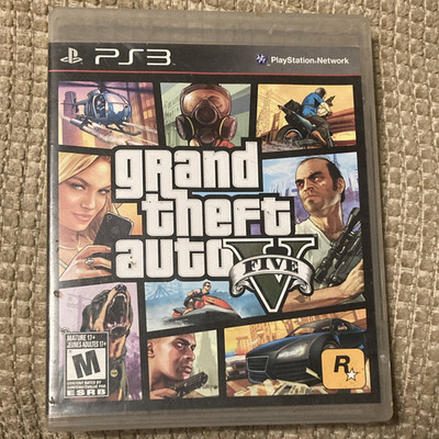 Rockstar Games Grand Theft Auto V PS3 Manual Multiplayer Online M 2013 NTSC