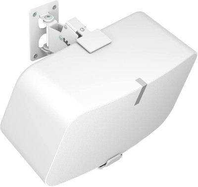 Heavy Duty Sonos 5 & Play 5 Wall Mount Bracket   Tilt & Swivel Adjustable, White