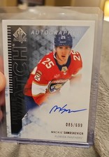 2023-24 Sp Authentic Retro Autographed Future Watch Mackie Samoskevich #085/699
