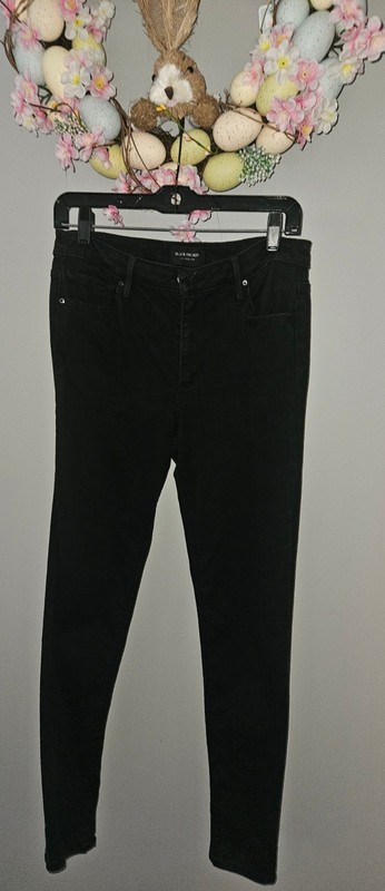 Black Orchid Mid Rise Super Skinny Jude Jeans BLACK PREOWNED  Size 30