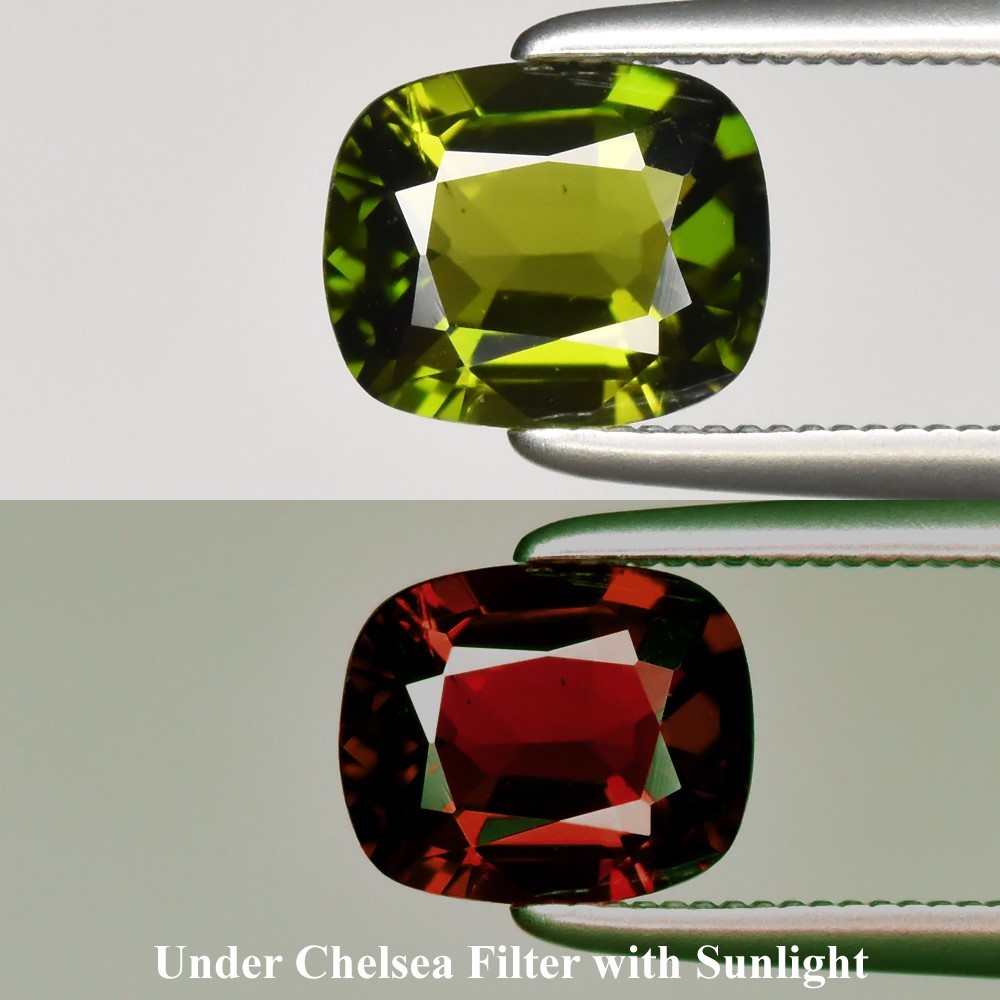💎 1.03ct 7x5.7mm VS Cushion Natural Green Chrome Tourmaline - Unheated, Gem