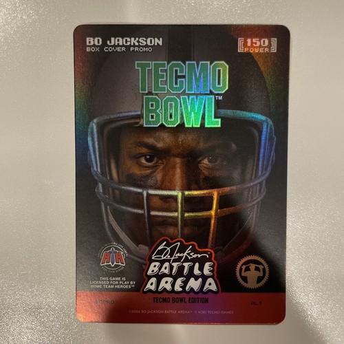 2026 Bo Jackson Battle Arena Tecmo Bowl National NSCC Box Cover Promo Alt Art