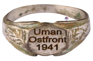 Uman Ostfront 1941 Eastern front Ukraine WW2 German ring WWII Germany Army Oak