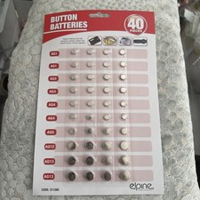 Elpine Button Batteries - Pack of 40