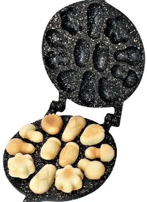 12 PCS Cookie Assorted Marker Non Stick Coating Granite Stone Pastry Mold