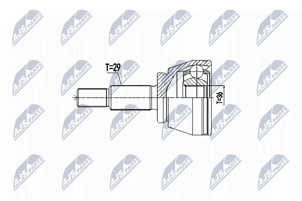 N.T.Y. NPZ-RE-059.NTY Joint Kit, drive shaft for RENAULT