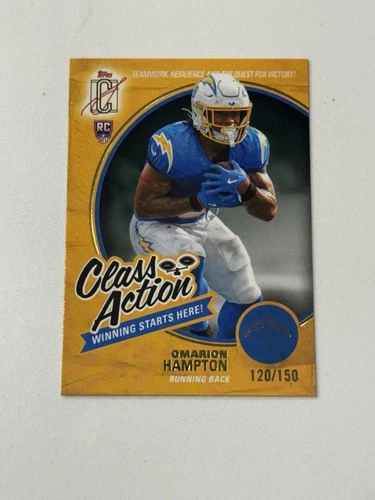 2025 Topps Signature Omarion Hampton Base (RAW)