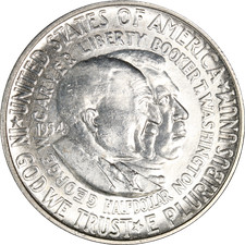 1954-D Washington-Carver Commem Half Dollar