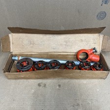RIDGID 00-R Manual Pipe Threader Die Head Set w/NPT RH Dies (14C)