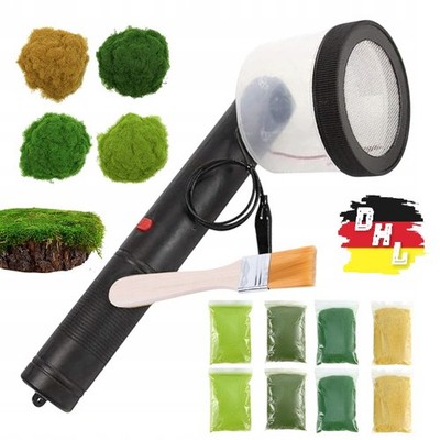 Elektrostatische Mini Flocking Machine Static Grass Applicator Scenery Modellin