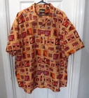 ? ENYCE HAWAIIAN CAMP SHIRT LABELS PRINT SIZE 3XL XXXL