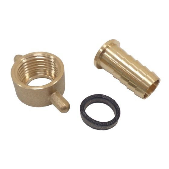 Brass Female 1/2"" BSP Cap & 1/2"" Hose Tail