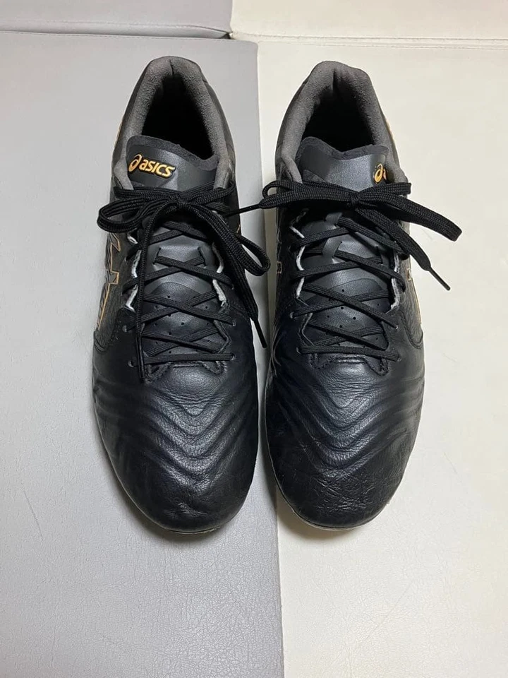 ASICS Ultrezza 2 US 8.5 UK 7.5 1103A061 002 Soccer Football Cleats BLACK GOLD - Image 2 of 4