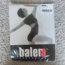 NEW BALERA Dancewear Ballet Tights Footless Small Suntan Beige Womens T6980
