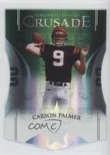 2004 Leaf Rookies & Stars Crusade Green Die-Cut 12/25 Carson Palmer #C-4 0b5