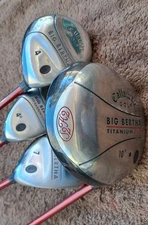 Golf 4 clubs set CALLAWAY BIG BERTHA S2H2 10* driver titanium 454 woods 4 7 hybr