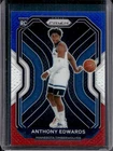 2020-21 Panini Prizm Anthony Edwards RC Red, White and Blue Prizm Rookie #258