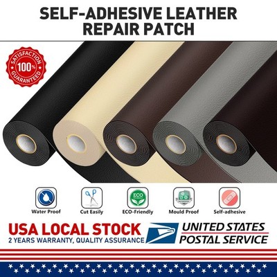 Self Adhesive Leather Repair Patch Couch Sofa Car Seat Chair Renovation Sticker