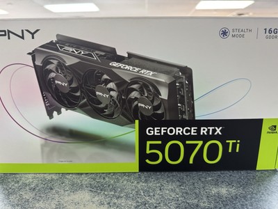 PNY GeForce RTX 5070 Ti VCG5070T16TFXPB1 16 GB GDDR7 Full-height Graphic Card