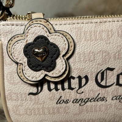 NWT Juicy Couture Summer Garden Convertible Wristlet - Sandstone