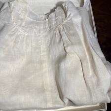 Antique Infant Baby Christening Baptism Dress Gown in Orginial Box Detailed