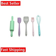 5 Piece Real Mini Baking Tool Set, Cooking Tools for Kids
