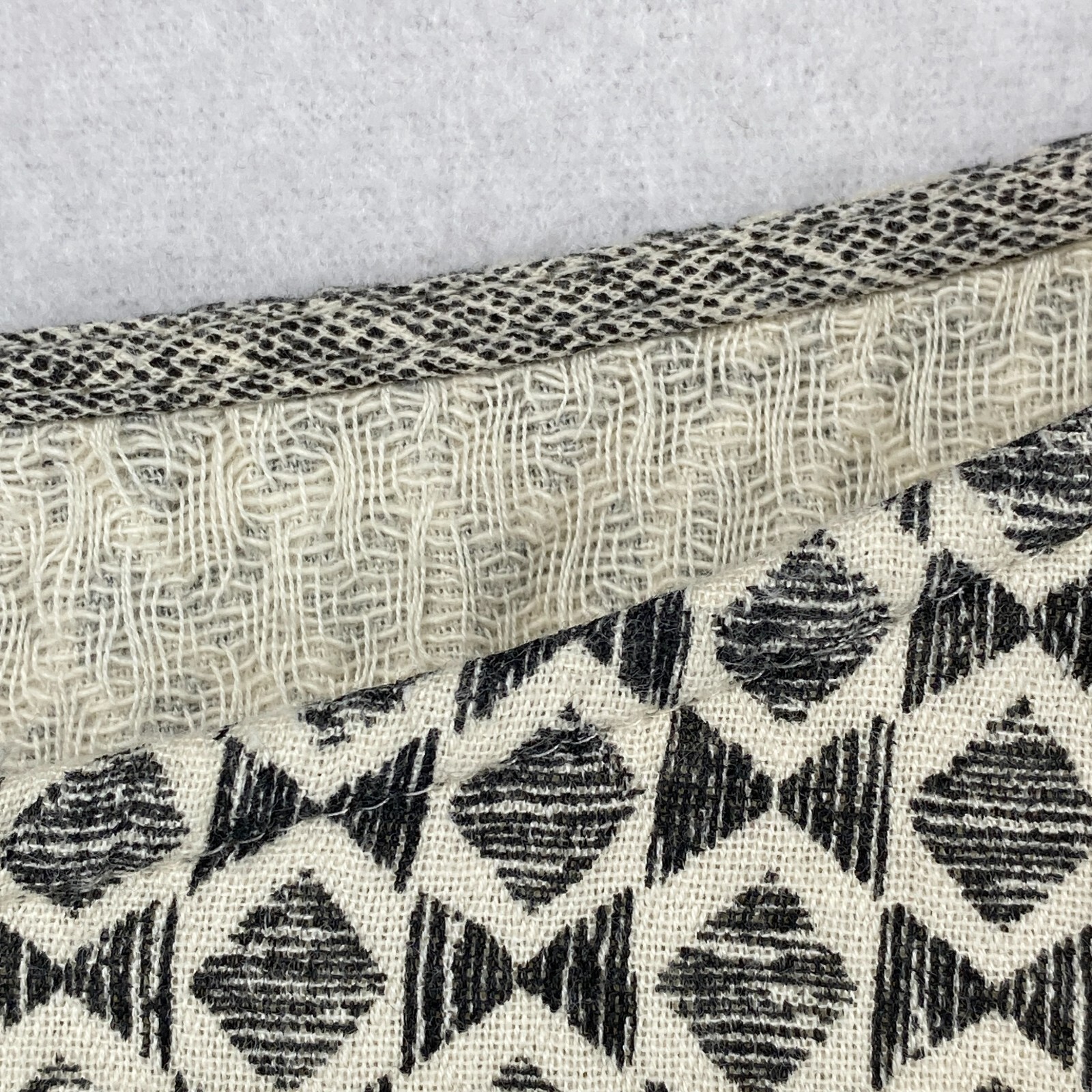 ZARA BASIC Tunic S Geometric Double Weave Cuffed … - image 5